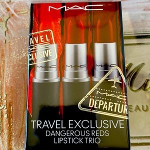 MAC Travel exclusive Lipstick trio.